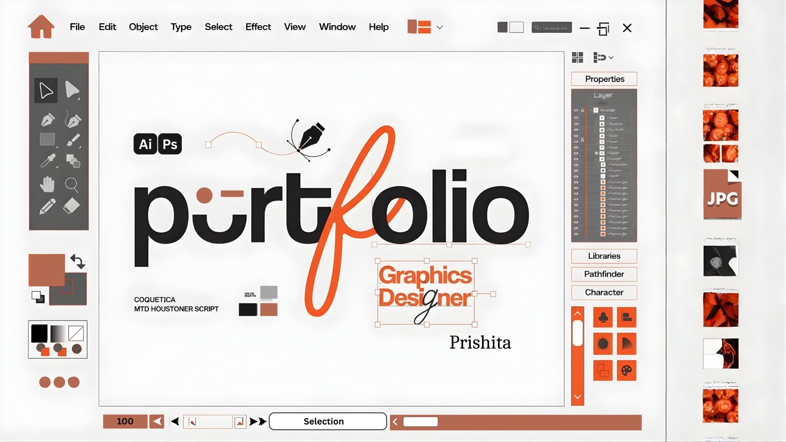 Portfolio cover