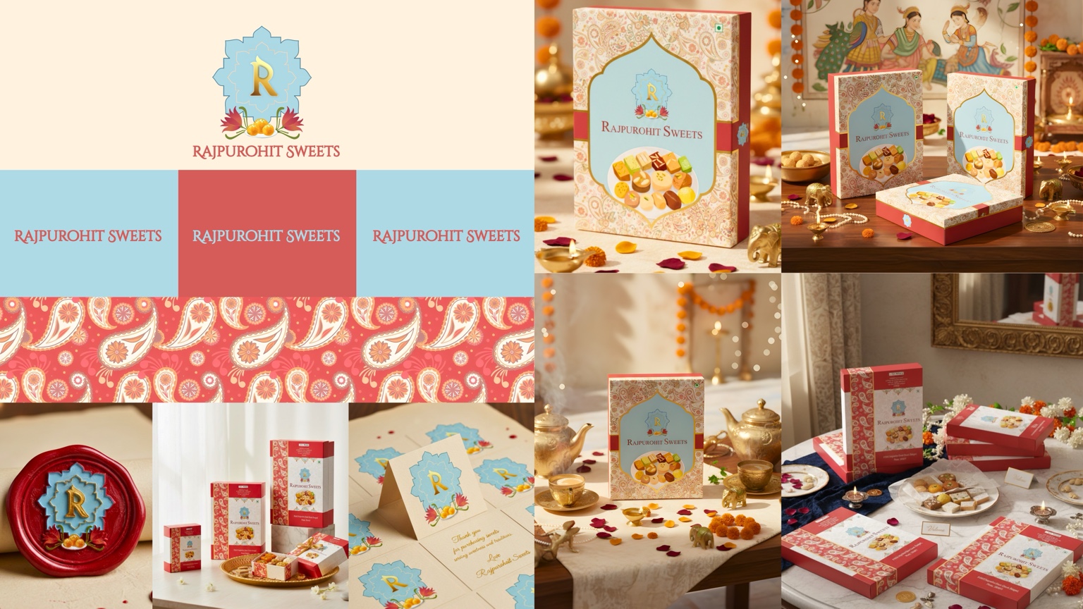 Rajpurohit Sweets board