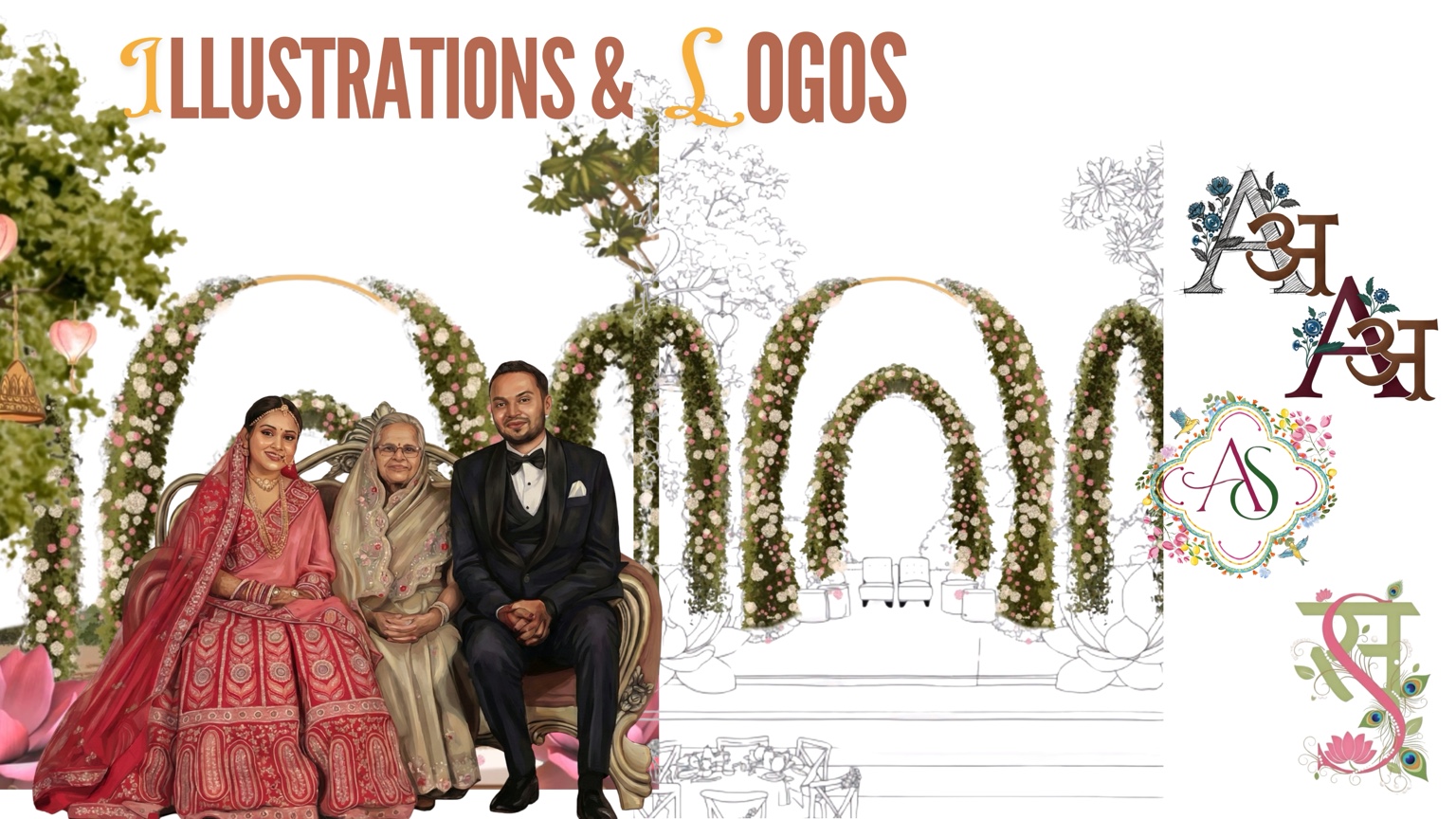 Illustrations and logos